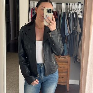 Women's Black Leather Jacket